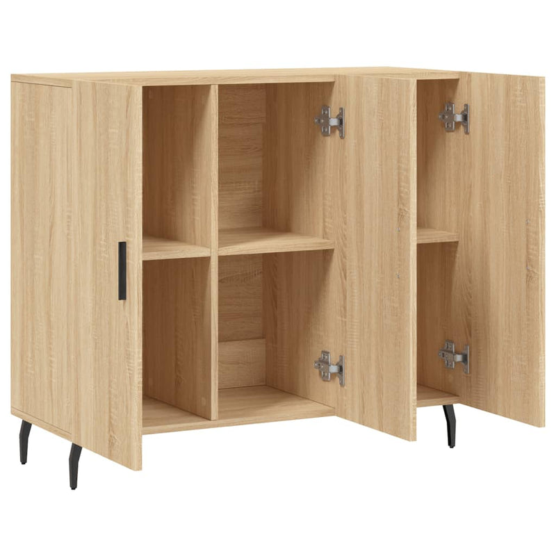 Dulap, stejar sonoma, 90x34x80 cm, lemn compozit
