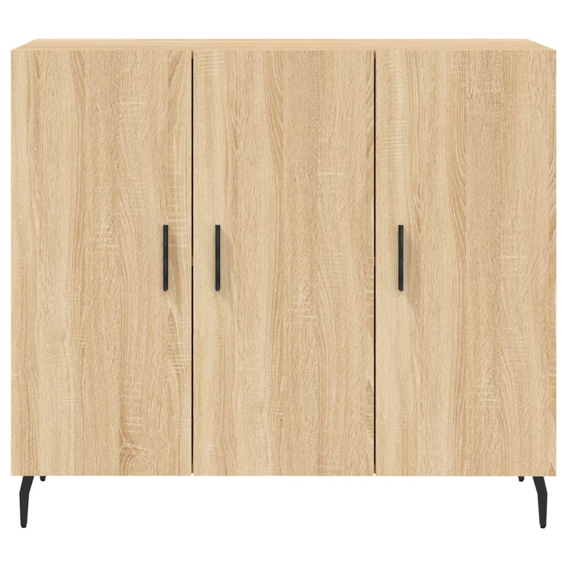 Dulap, stejar sonoma, 90x34x80 cm, lemn compozit