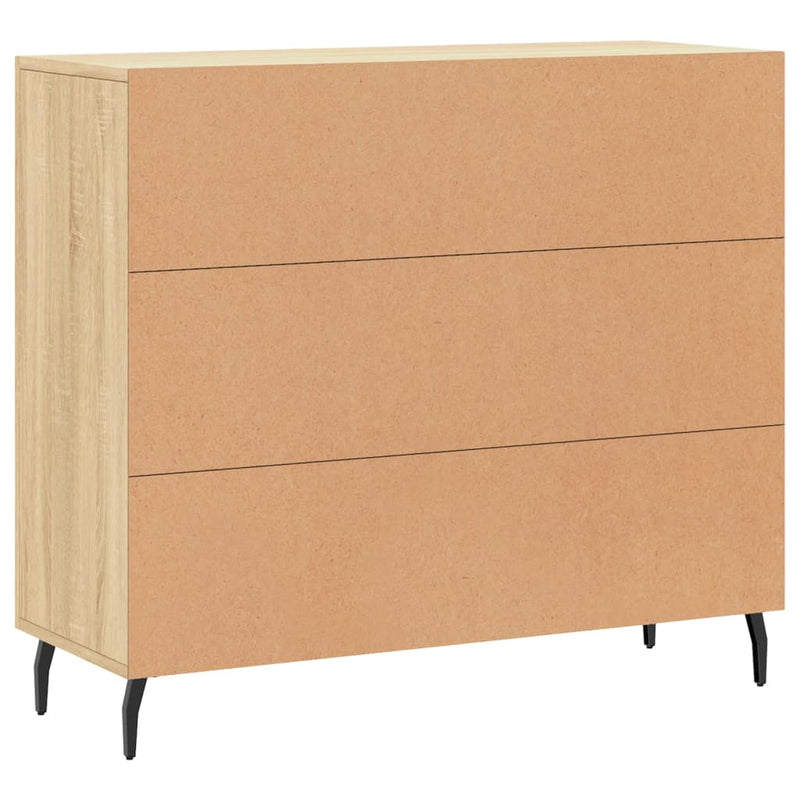 Dulap, stejar sonoma, 90x34x80 cm, lemn compozit