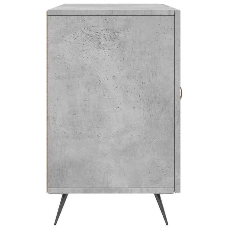 Dulap, gri beton, 100x36x60 cm, lemn compozit