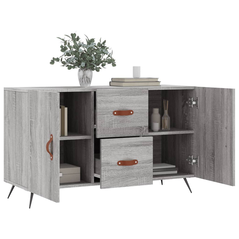 Dulap, gri sonoma, 100x36x60 cm, lemn compozit