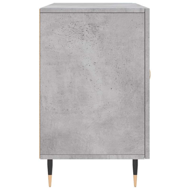 Dulap, gri beton, 100x36x60 cm, lemn compozit
