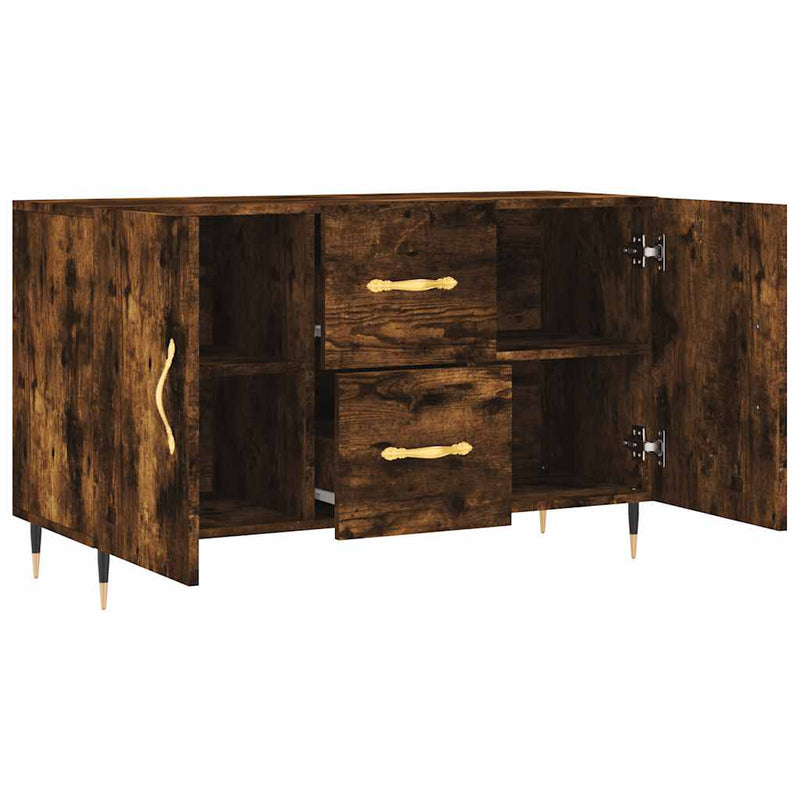 Dulap, stejar fumuriu, 100x36x60 cm, lemn compozit