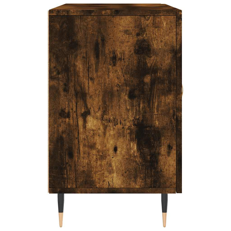 Dulap, stejar fumuriu, 100x36x60 cm, lemn compozit