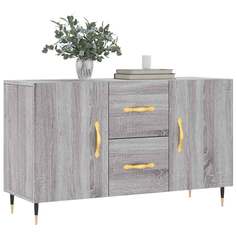 Dulap, gri sonoma, 100x36x60 cm, lemn compozit