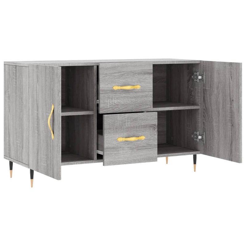 Dulap, gri sonoma, 100x36x60 cm, lemn compozit