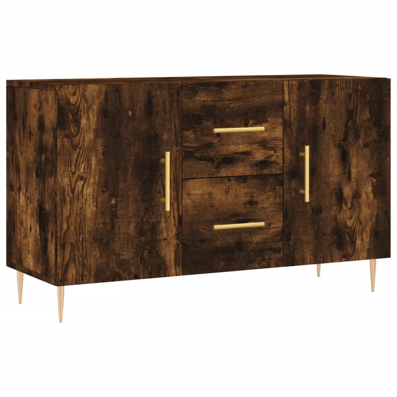 Dulap, stejar fumuriu, 100x36x60 cm, lemn compozit