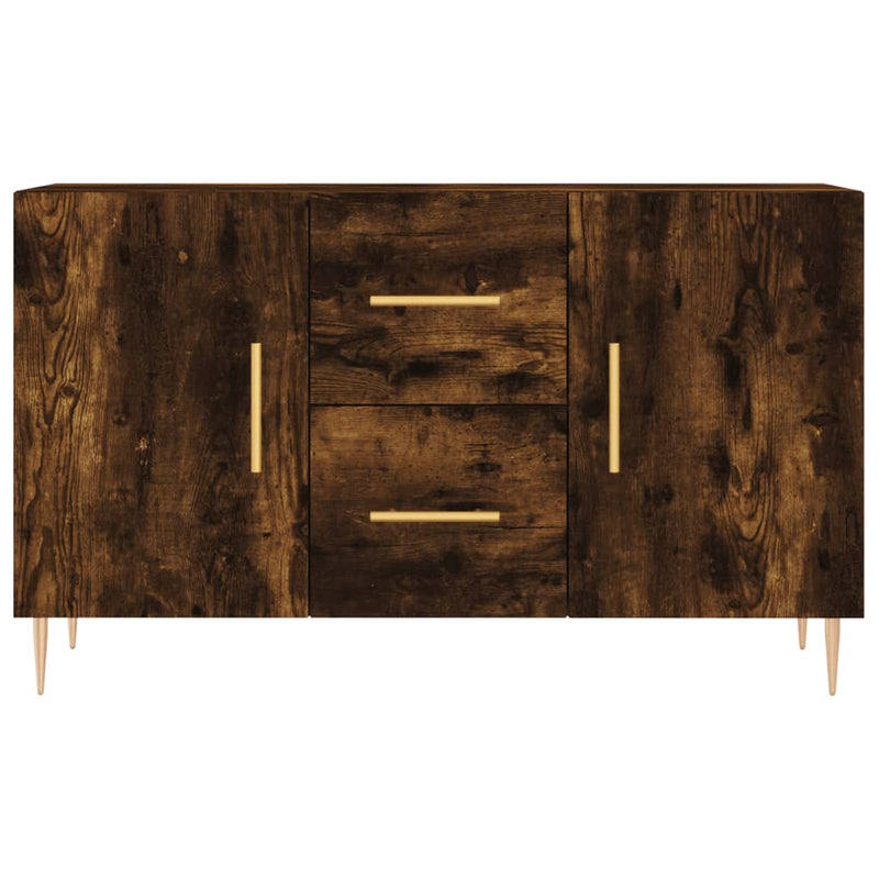 Dulap, stejar fumuriu, 100x36x60 cm, lemn compozit