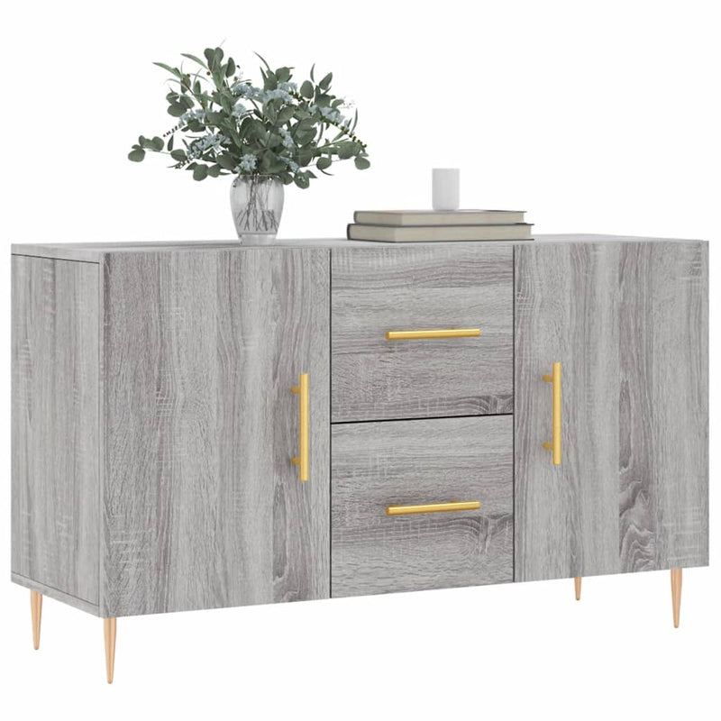 Dulap, gri sonoma, 100x36x60 cm, lemn compozit