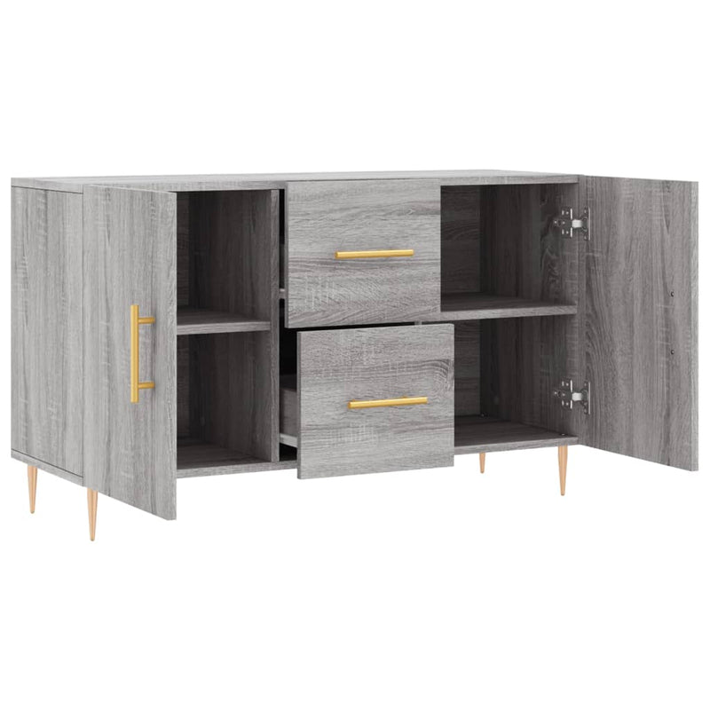 Dulap, gri sonoma, 100x36x60 cm, lemn compozit