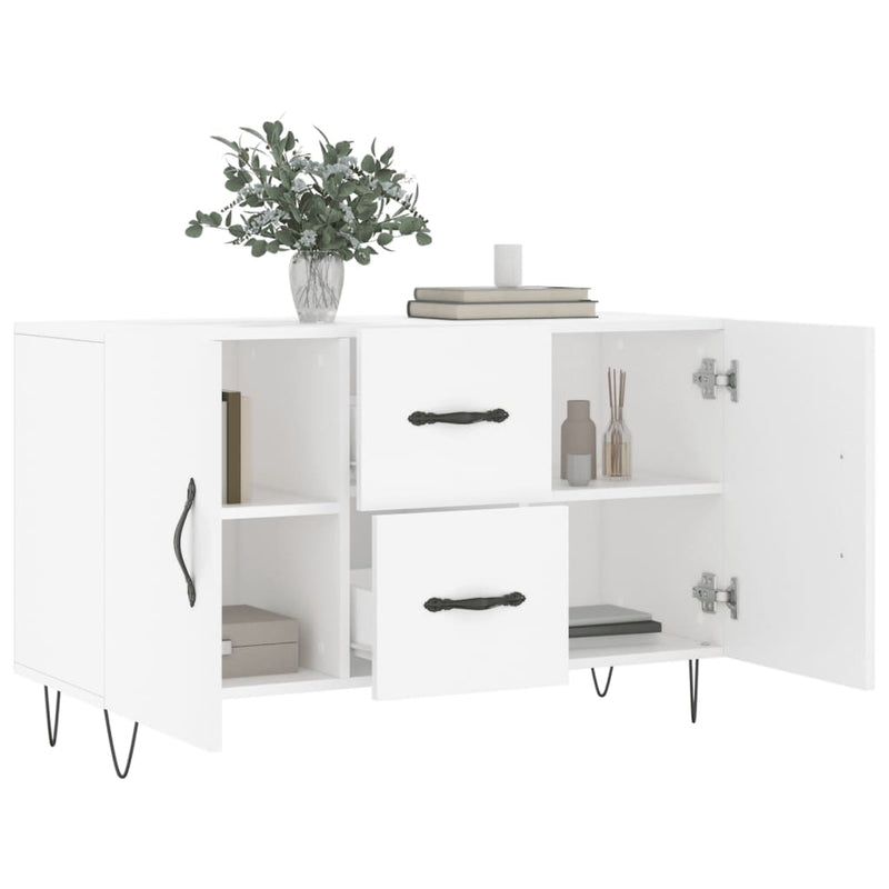 Dulap, alb, 100x36x60 cm, lemn compozit