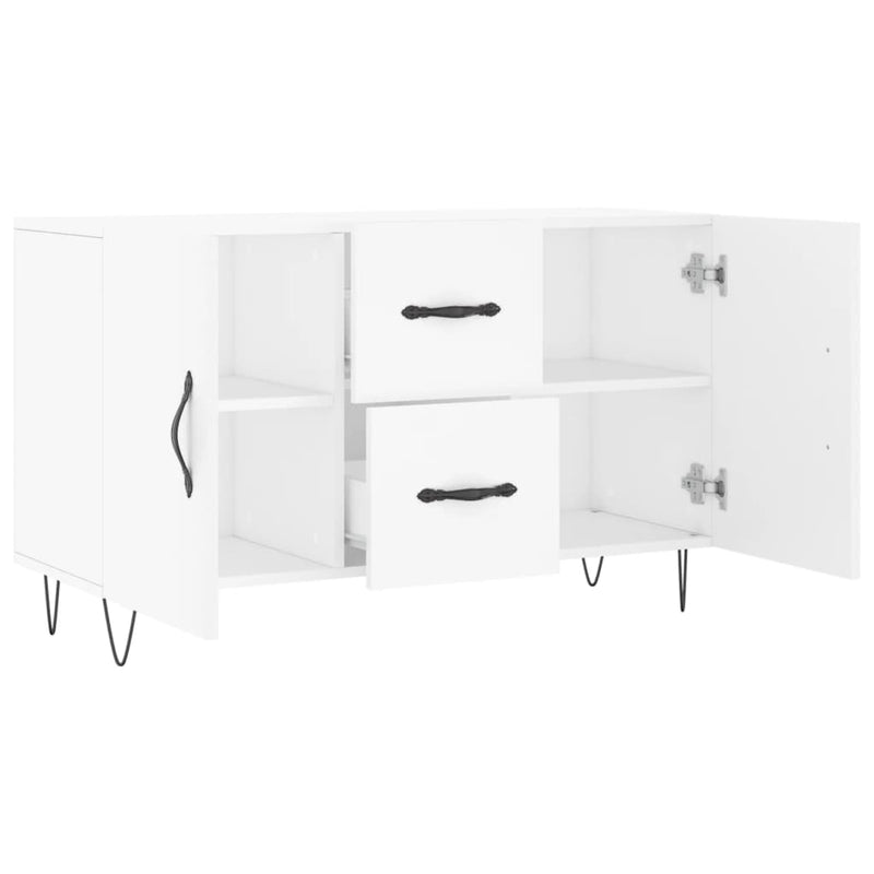 Dulap, alb, 100x36x60 cm, lemn compozit