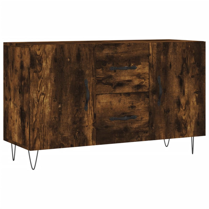 Dulap, stejar fumuriu, 100x36x60 cm, lemn compozit