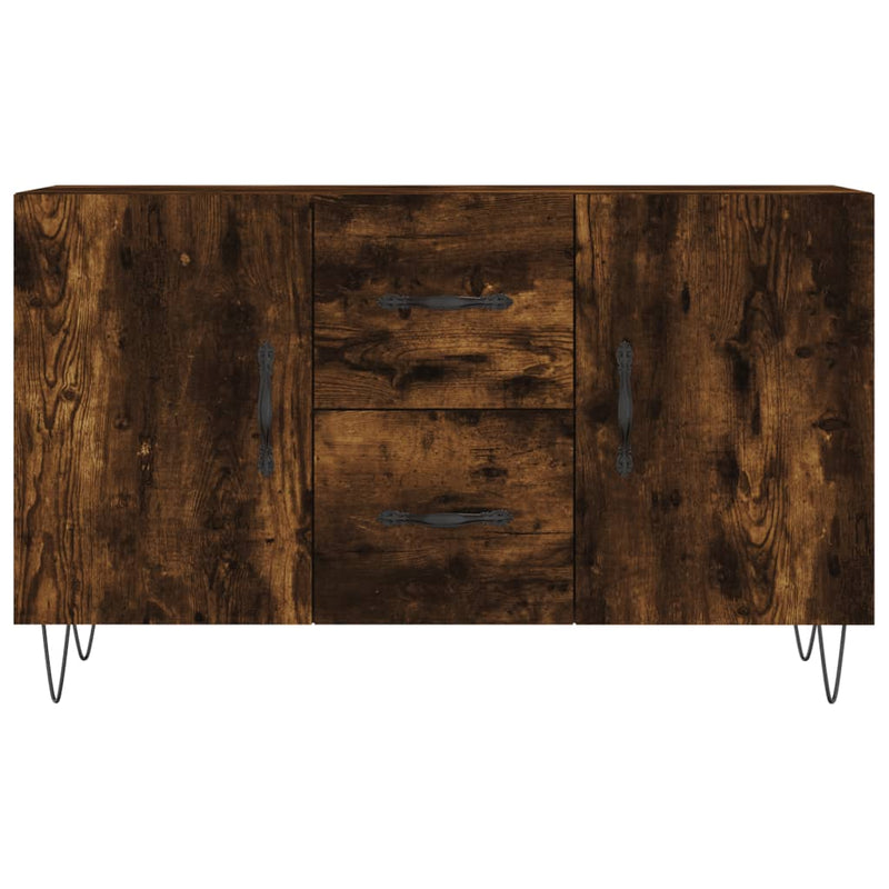 Dulap, stejar fumuriu, 100x36x60 cm, lemn compozit