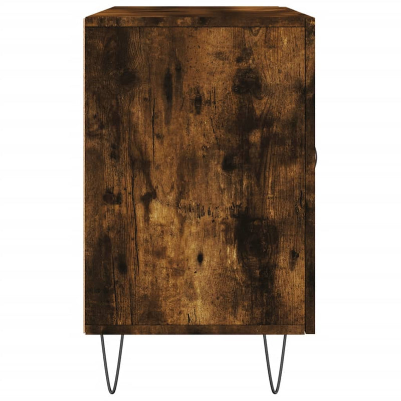 Dulap, stejar fumuriu, 100x36x60 cm, lemn compozit