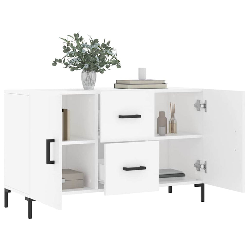 Dulap, alb, 100x36x60 cm, lemn compozit