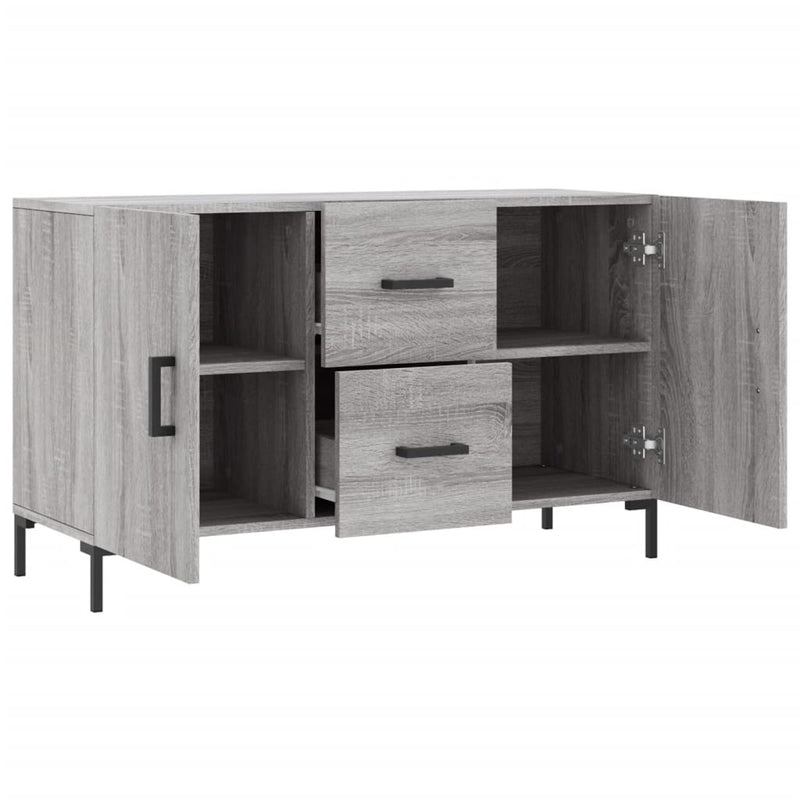 Dulap, gri sonoma, 100x36x60 cm, lemn compozit