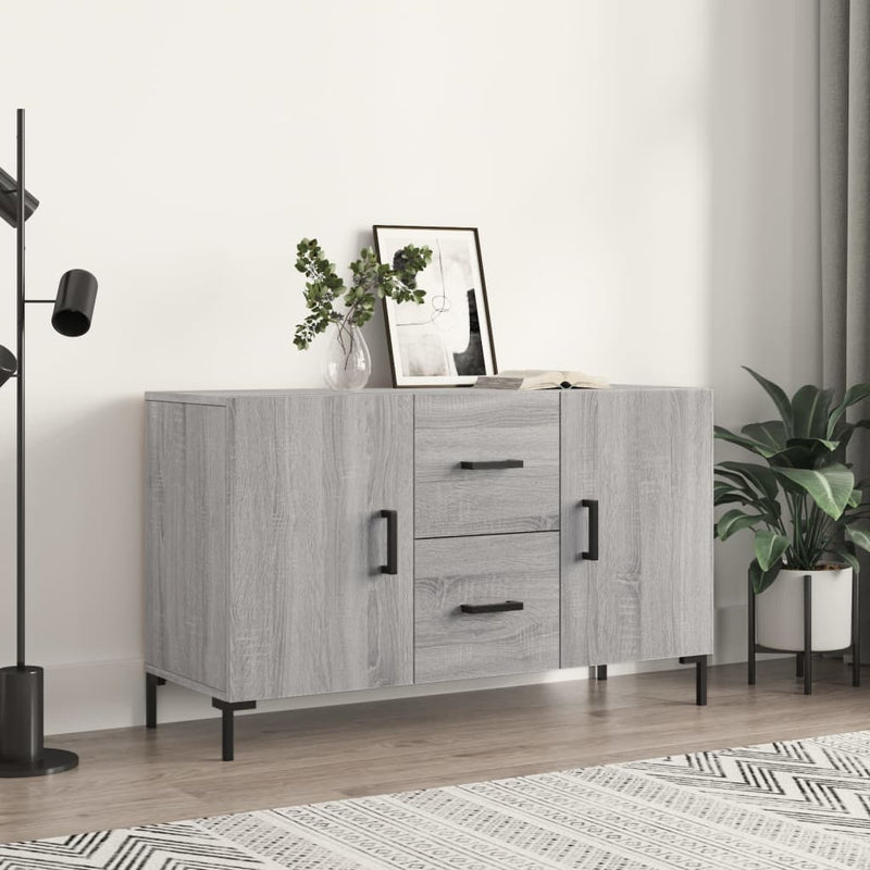 Dulap, gri sonoma, 100x36x60 cm, lemn compozit