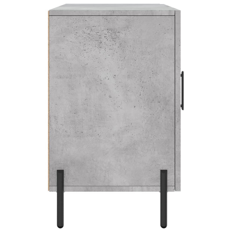 Dulap, gri beton, 100x36x60 cm, lemn compozit