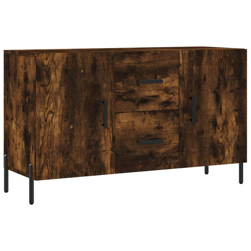 Dulap, stejar fumuriu, 100x36x60 cm, lemn compozit