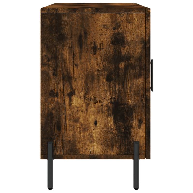 Dulap, stejar fumuriu, 100x36x60 cm, lemn compozit
