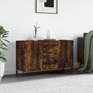 Dulap, stejar fumuriu, 100x36x60 cm, lemn compozit
