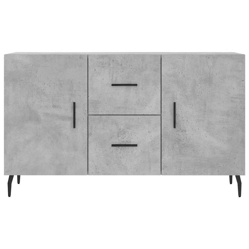 Dulap, gri beton, 100x36x60 cm, lemn compozit