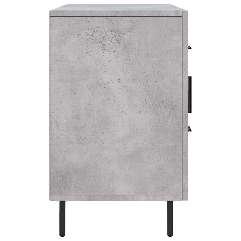 Dulap, gri beton, 100x36x60 cm, lemn compozit