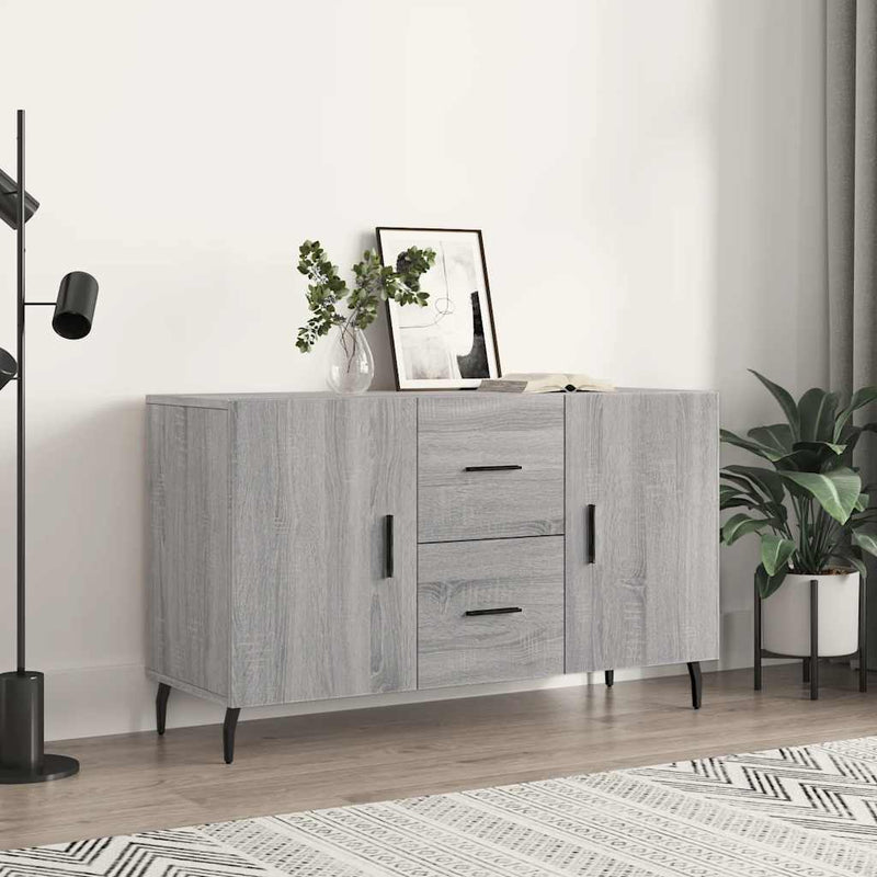 Dulap, gri sonoma, 100x36x60 cm, lemn compozit