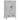 Dulap înalt, gri beton, 69,5x31x115 cm, lemn prelucrat