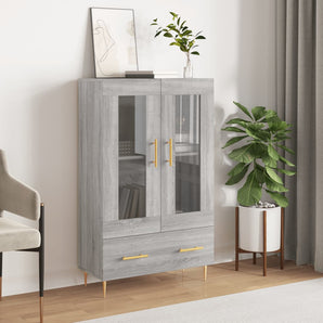 Dulap gri Sonoma 69,5x31x115 cm, lemn prelucrat