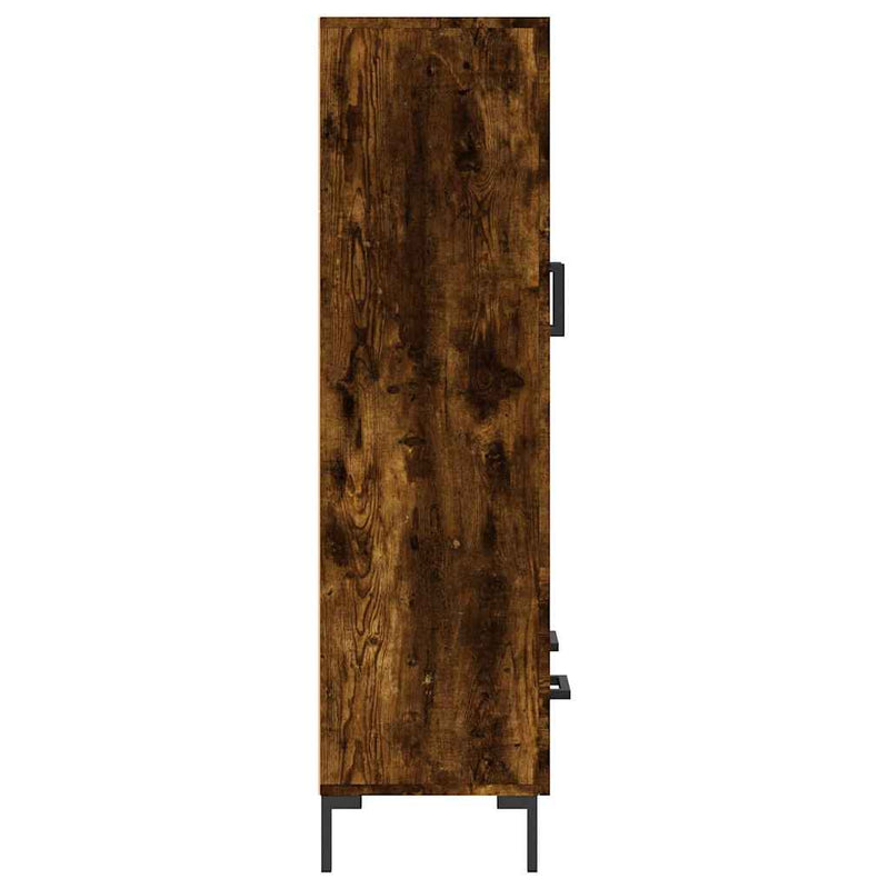 Dulap înalt, stejar afumat, 69,5x31x115 cm, lemn prelucrat