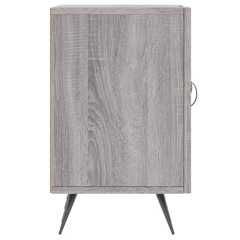 Comodă TV, gri sonoma, 150x30x50 cm, lemn compozit