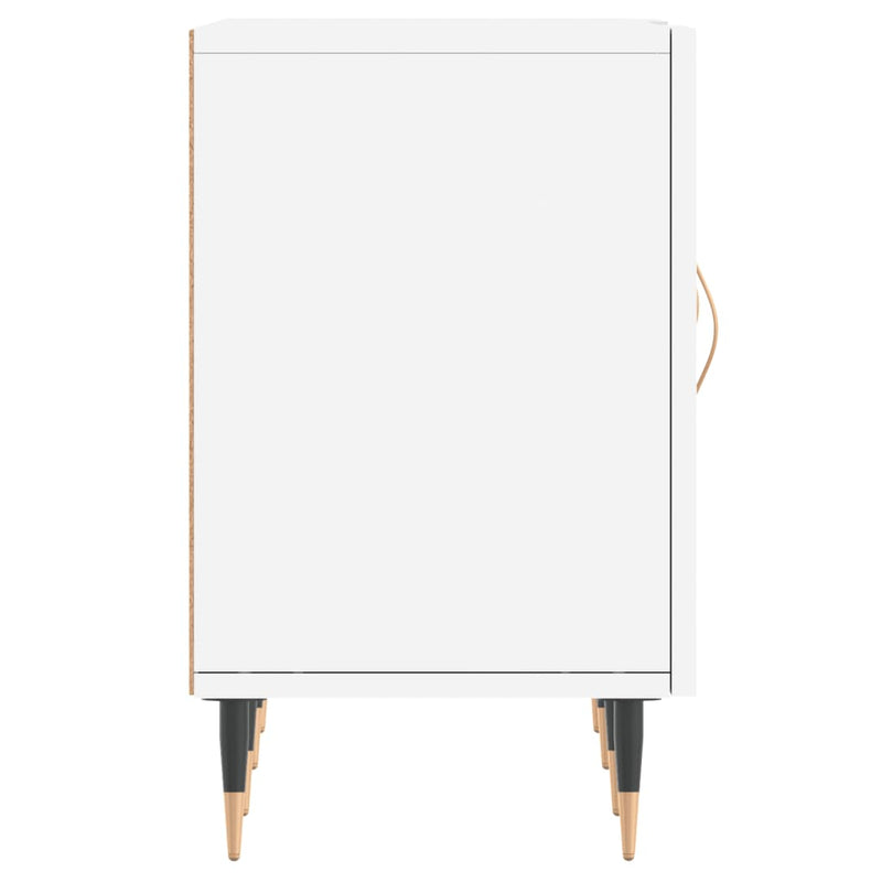 Comodă TV, alb, 150x30x50 cm, lemn compozit