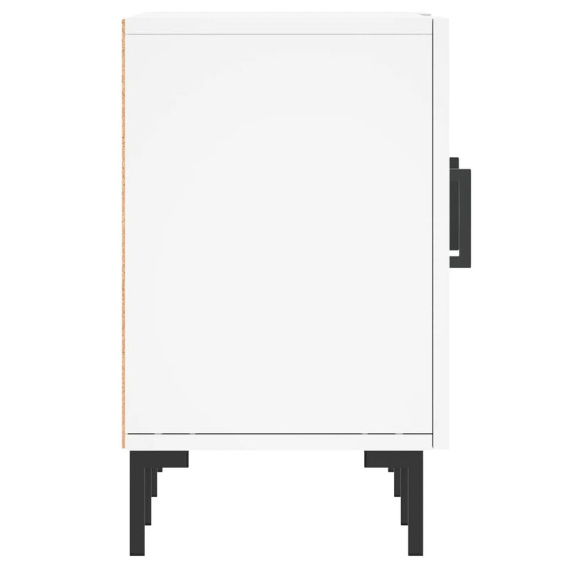 Comodă TV, alb, 150x30x50 cm, lemn compozit