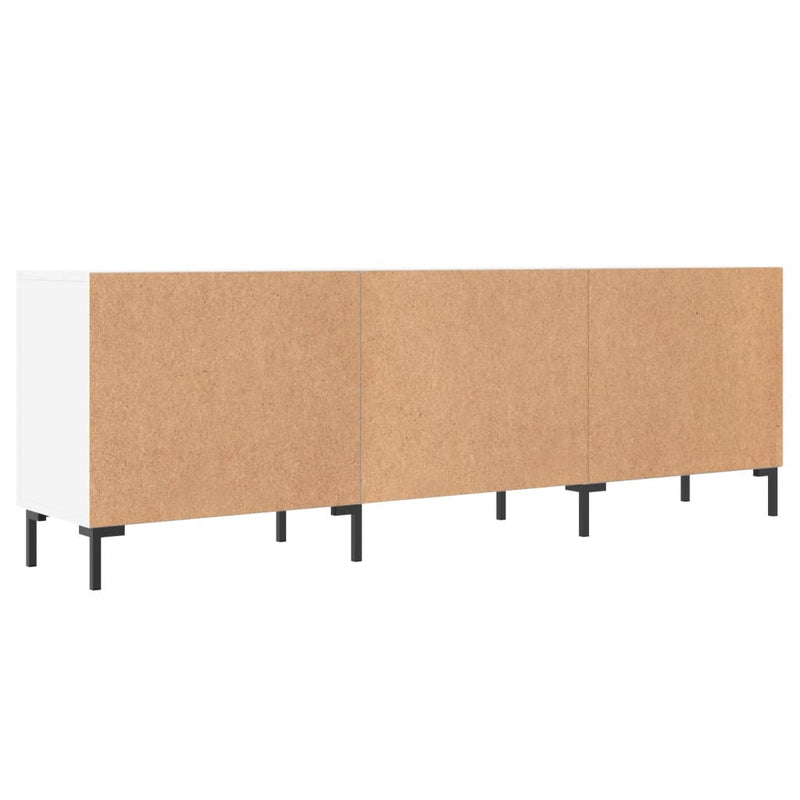 Comodă TV, alb, 150x30x50 cm, lemn compozit
