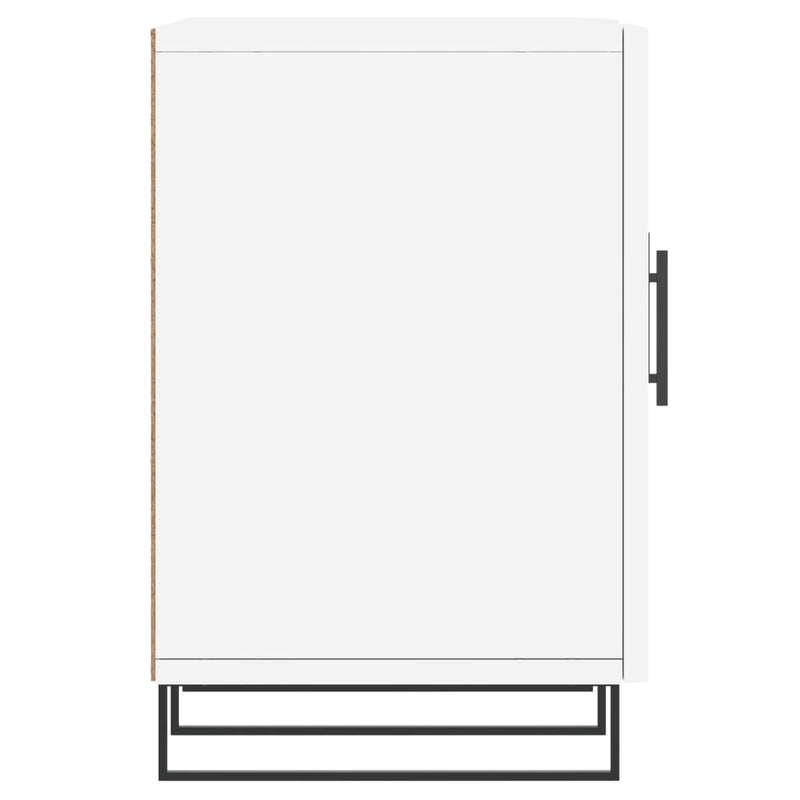 Comodă TV, alb, 150x30x50 cm, lemn compozit