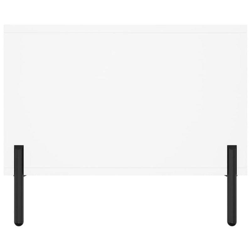 Măsuță de cafea, alb, 102x50x40 cm, lemn compozit