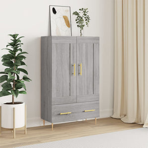 Dulap gri Sonoma 69,5x31x115 cm, lemn prelucrat