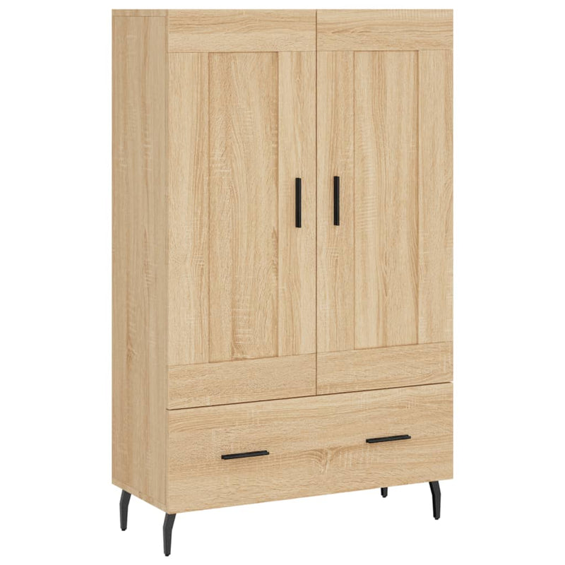 Dulap înalt, stejar Sonoma, 69,5x31x115 cm, lemn prelucrat