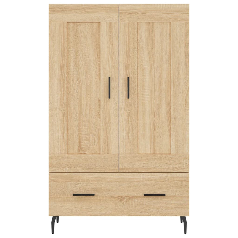 Dulap înalt, stejar Sonoma, 69,5x31x115 cm, lemn prelucrat