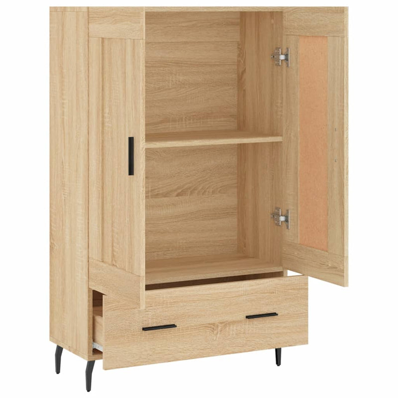 Dulap înalt, stejar Sonoma, 69,5x31x115 cm, lemn prelucrat