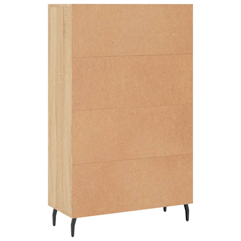 Dulap înalt, stejar Sonoma, 69,5x31x115 cm, lemn prelucrat