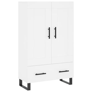 Dulap înalt, alb, 69,5x31x115 cm, lemn prelucrat