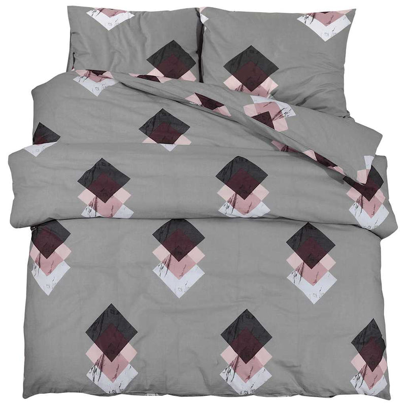 Set cu husă de pilotă, multicolor, 240x220 cm, bumbac