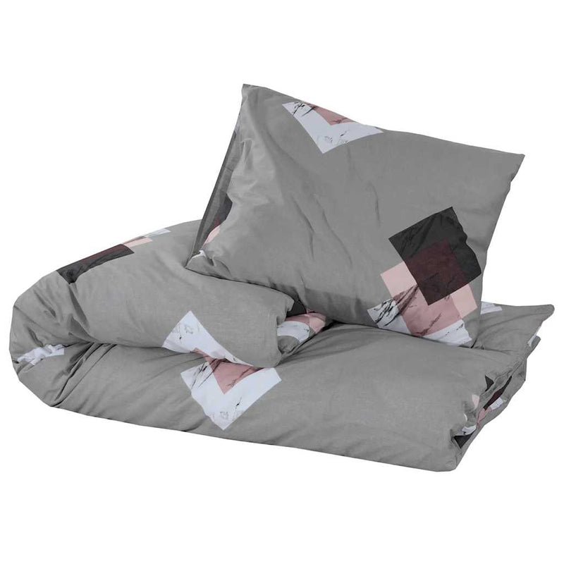 Set cu husă de pilotă, multicolor, 240x220 cm, bumbac