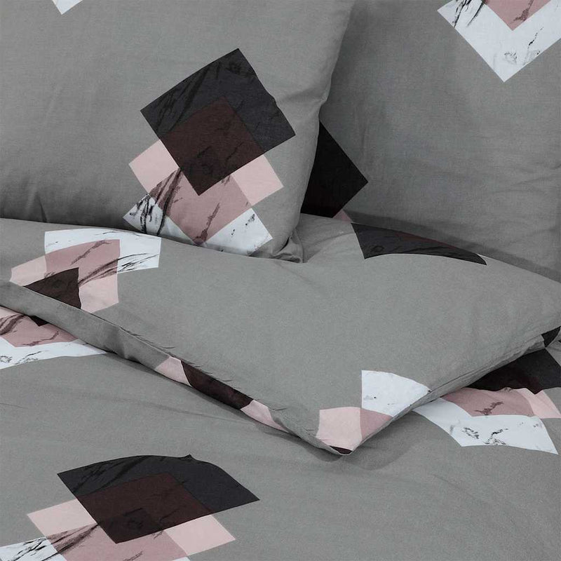 Set cu husă de pilotă, multicolor, 240x220 cm, bumbac