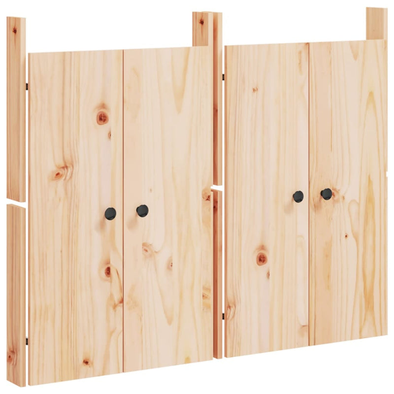 Uși de bucătărie de exterior MEPPEL 2 buc., 50x9x82 cm, lemn masiv pin