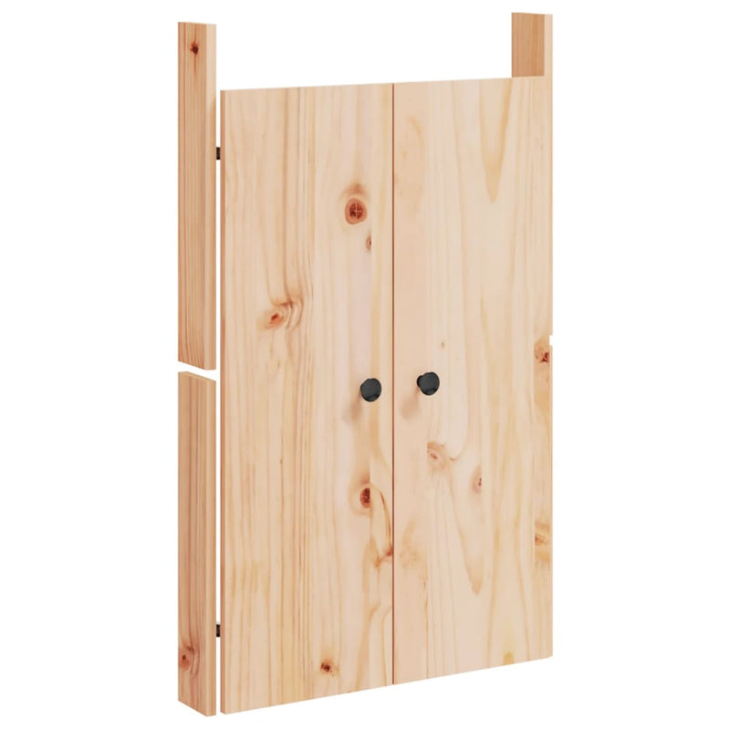 Uși de bucătărie de exterior MEPPEL 2 buc., 50x9x82 cm, lemn masiv pin