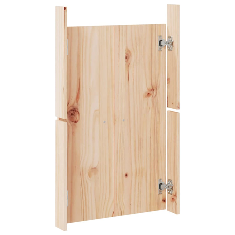 Uși de bucătărie de exterior MEPPEL 2 buc., 50x9x82 cm, lemn masiv pin
